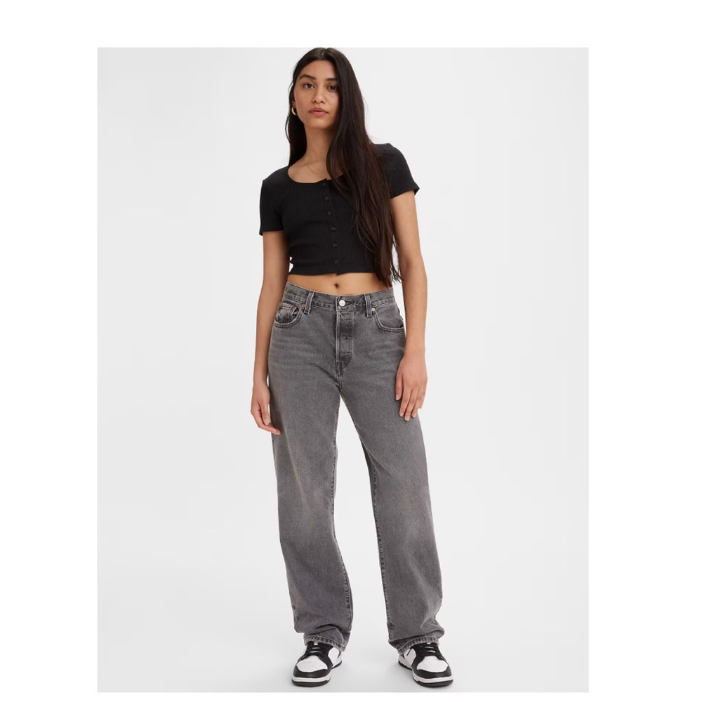 Levis premium 501 women’s jean black 25*32